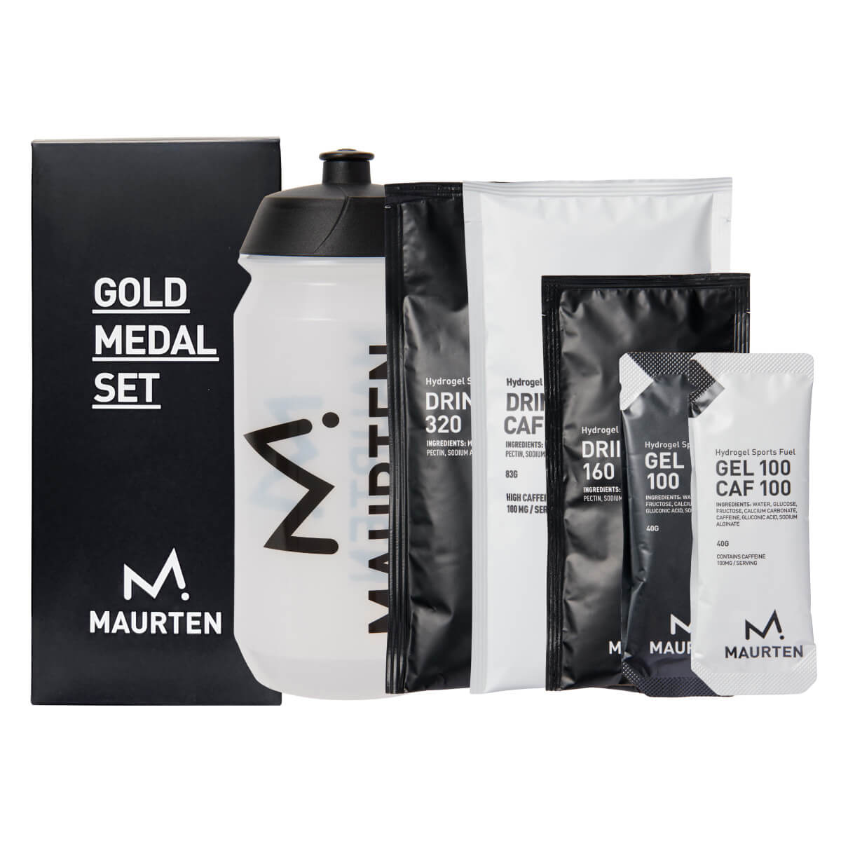 MAURTEN GOLD MEDAL SET / ゴールドメダルセット（ハイドロゲル全5商品＋500mlシェイカーボトル）